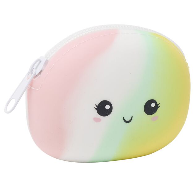 Porte-monnaie kawaii silicone L9xH8cm (4 mod&egrave;les)