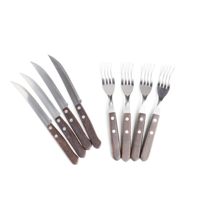 Ensemble 8 couverts fourchettes et couteaux