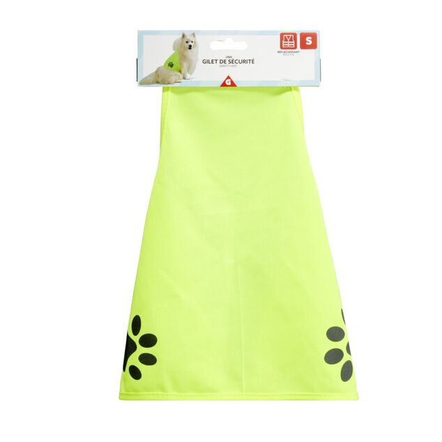 Gilet de s&eacute;curit&eacute; pour chien r&eacute;fl&eacute;chissant Taille S