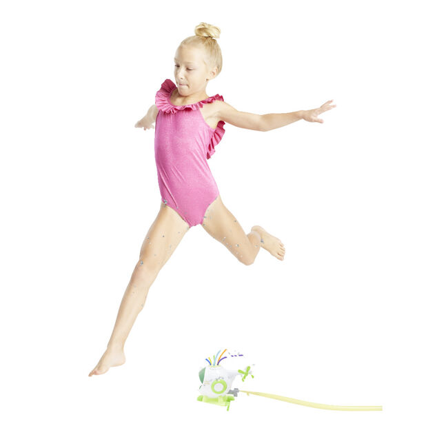 H&eacute;licopt&egrave;re avec jet d'eau en plastique 23x14xH22cm