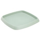 Soucoupe carr&eacute; Chorus couleur vert laurier 26x26cm