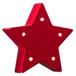 &Eacute;toile lumineuse &agrave; poser 5 LED blanc chaud