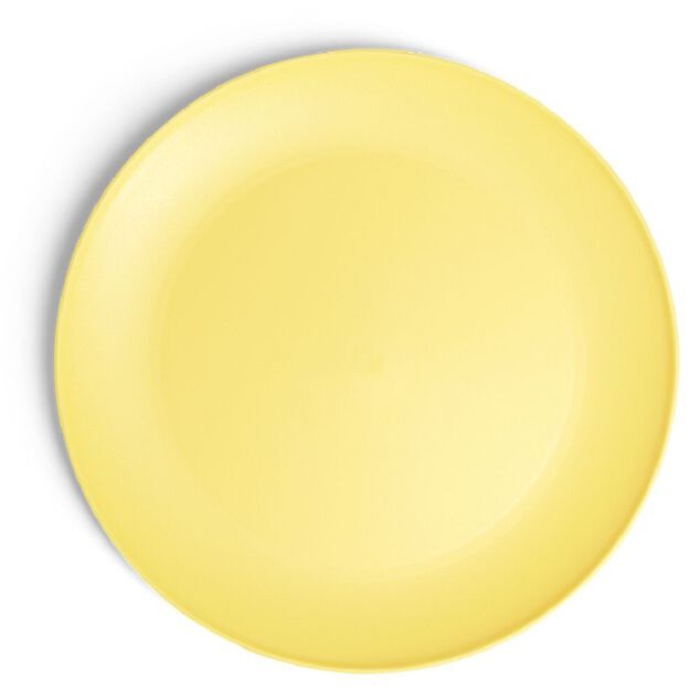 Assiette plate en plastique Ø23,5cm - 3 coloris