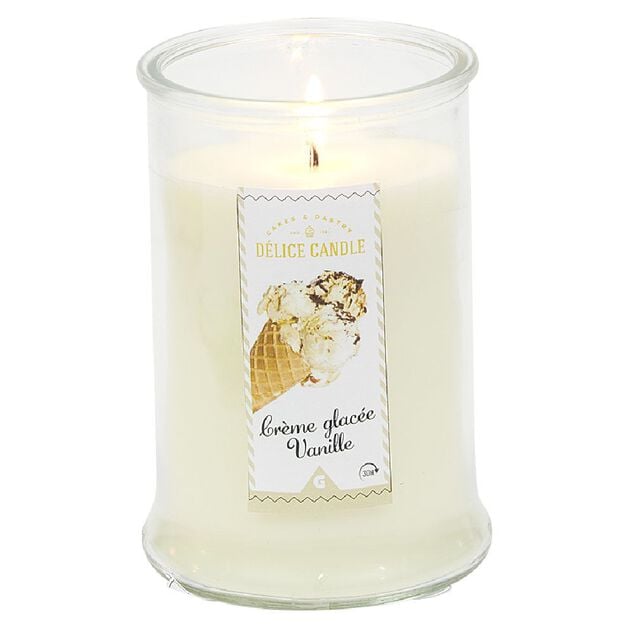 Bougie senteur Cr&egrave;me glac&eacute;e vanille