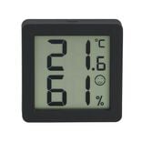 Thermomètre hygromètre magnétique noir