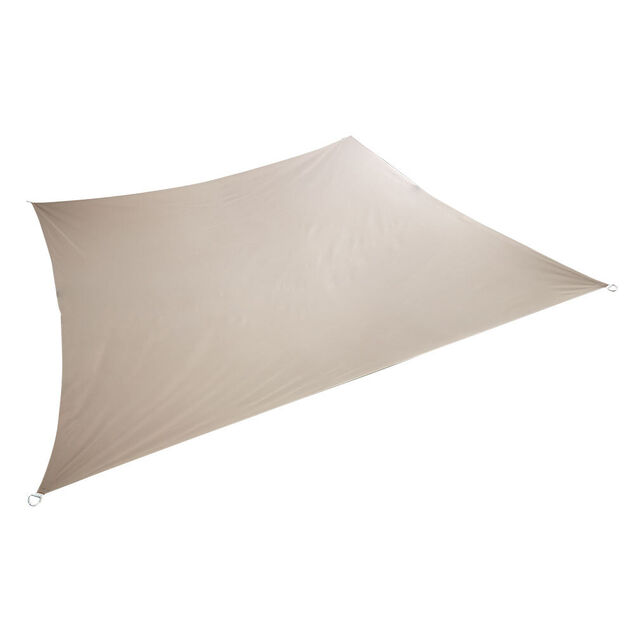 Voile d'ombrage carr&eacute; Square taupe 290x290 cm