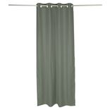 Rideau occultant effet tramé gris foncé 140x240cm