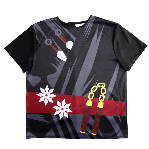 D&eacute;guisement enfant ninja avec t-shirt noir (4/6ans ou 7/10)