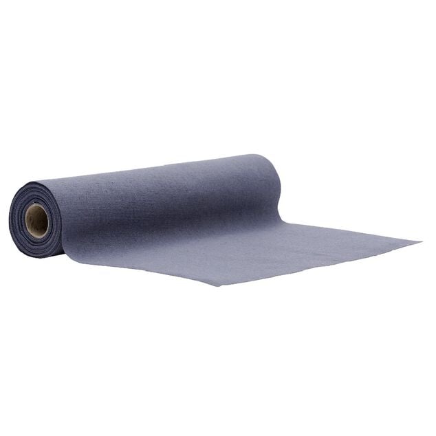Chemin de table en polyester gris