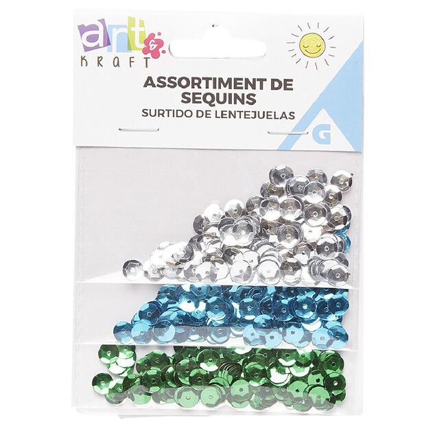 Assortiment de sequin 3x150 pi&egrave;ces