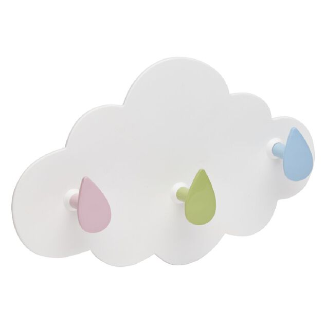 Crochet triple forme nuage &agrave; coller