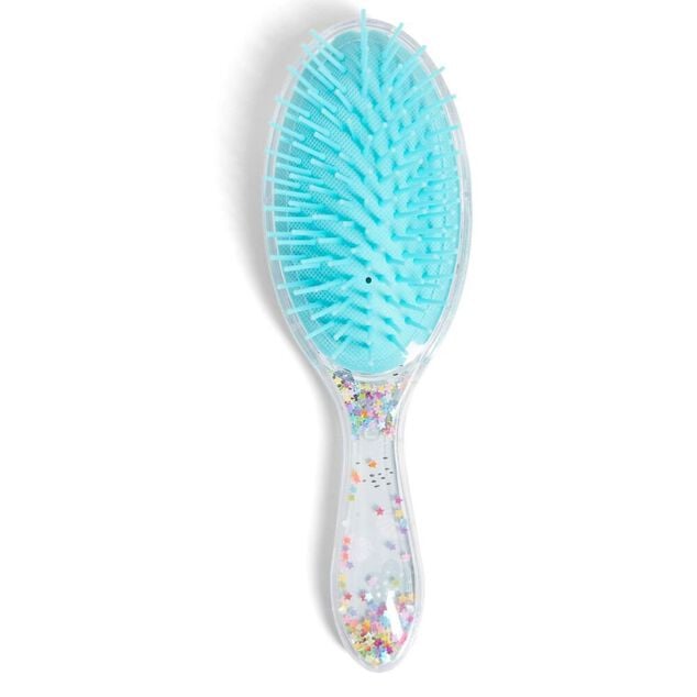 Brosse &agrave; cheveux enfant manche &eacute;toiles L21cm (2 mod&egrave;les)