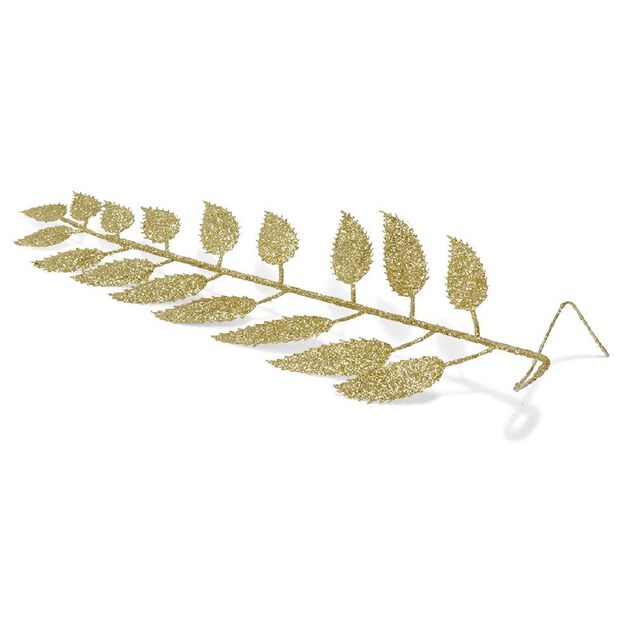 Branche scintillante dor&eacute;e