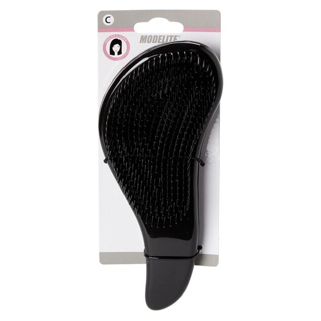 Brosse plate multi-usages en plastique noir