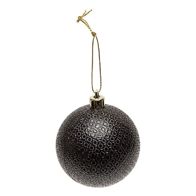 Boule de No&euml;l &agrave; motif relief brillant