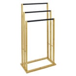 Porte serviette 3 niveaux bambou marron