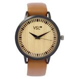 Coffret montre effet bois + 1 bracelet