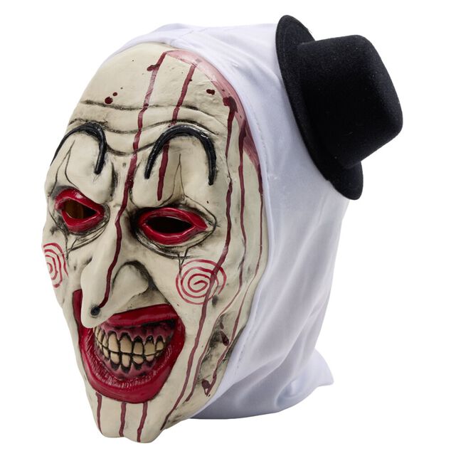 Masque terrifiant Halloween visage latex taille adulte