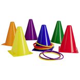 Jeu de lancer d'anneaux avec plot 16 pi&egrave;ces