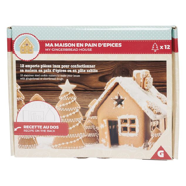 Moule emporte pièce Maison en pain d'épices