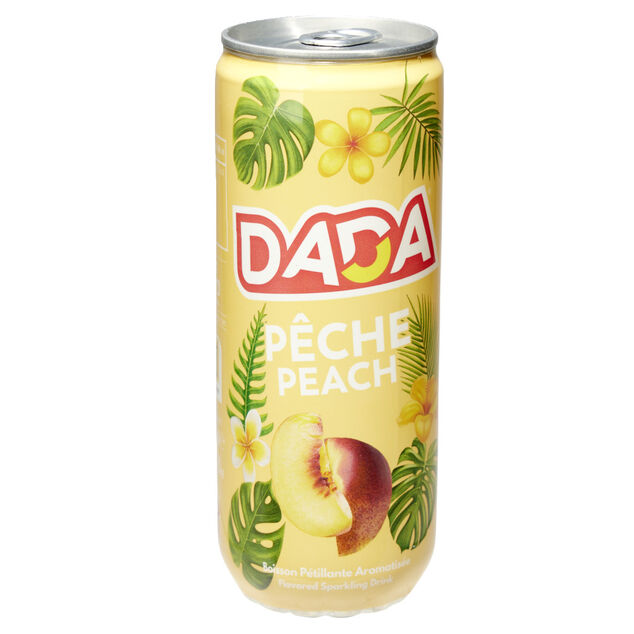 Boisson p&eacute;tillante Dada saveur p&ecirc;che 33cl