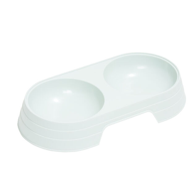 Gamelle double pour animaux - 2 coloris
