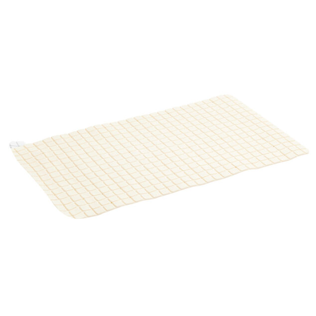 Tapis de douche antid&eacute;rapant plastique 38x68cm (2 mod&egrave;les)