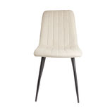 Chaise Joseph noir et gris L45xP54XH89cm