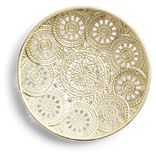 Coupelle design oriental &Oslash;13cm m&eacute;tal argent&eacute;