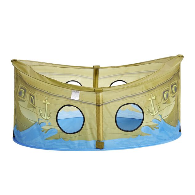 Piscine &agrave; balles bateau pirate 110x75xH50cm