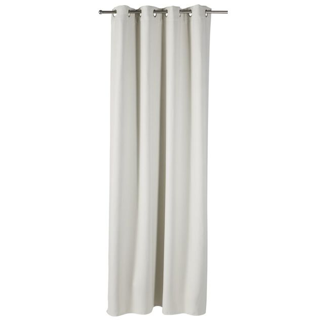 Rideau occultant porte beige 135x240cm