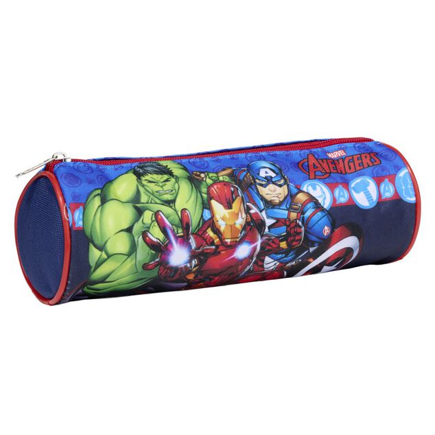 Trousse Marvel Avengers bleue &Oslash;8xL23cm