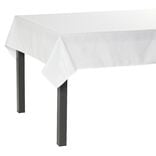 Nappe rectangulaire en tissu blanc