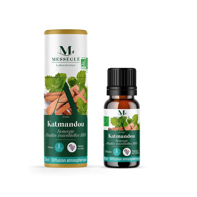 Synergie d'huiles essentielles bio katmandou Mess&eacute;gu&eacute; 10ml