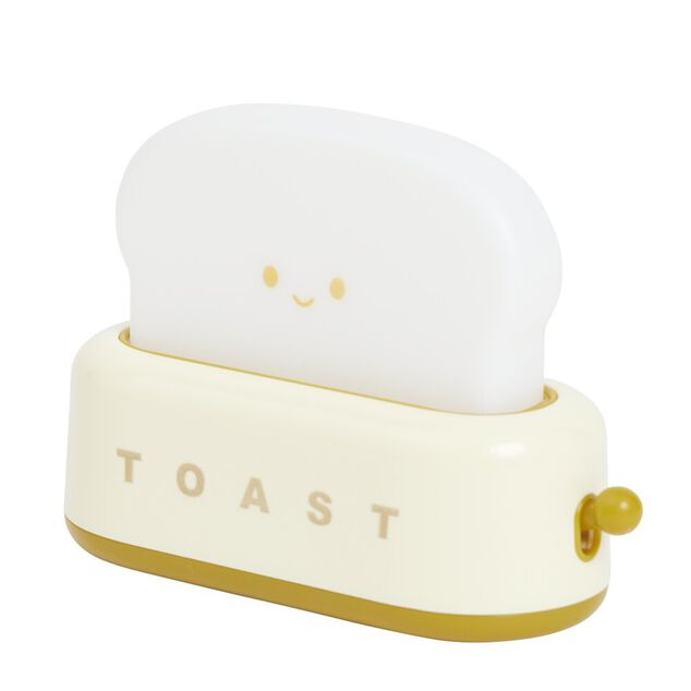 Lampe veilleuse forme toast grille-pain 13,5x5,5xH10cm