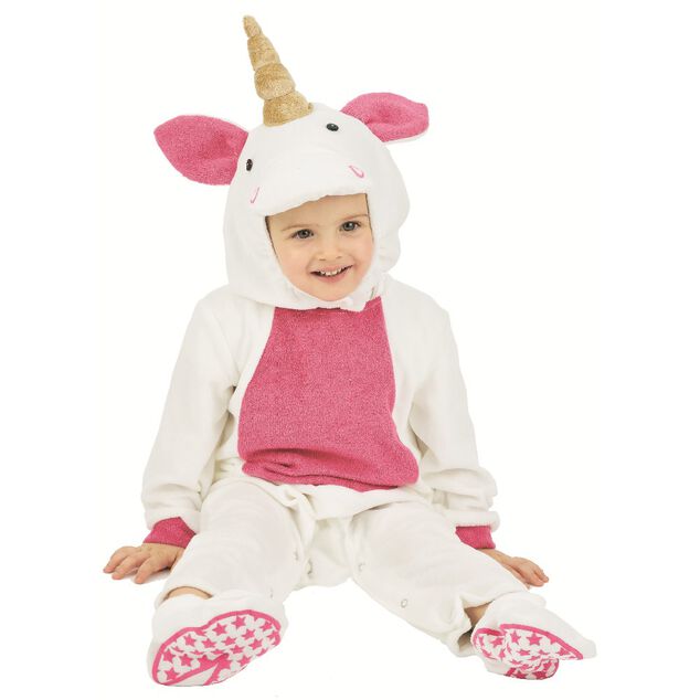 D&eacute;guisement b&eacute;b&eacute; licorne blanche et rose 18/24 mois