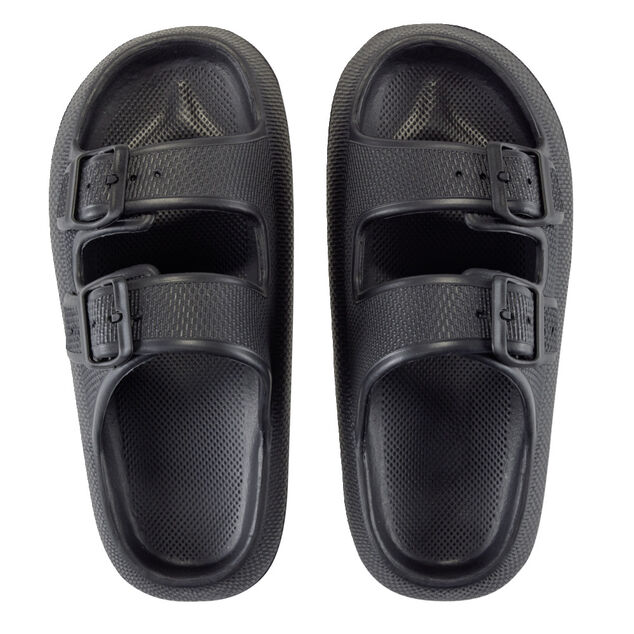 Sandales unisex 2 brides plastique noir 44/45