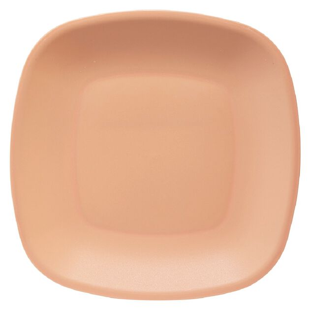 Lot de 3 assiettes color&eacute;es en plastique rigide