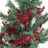 Guirlande de Noël à brins rouge scintillant L 3 m