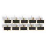 Marque place pince bois avec ardoise x10 (2 modèles)