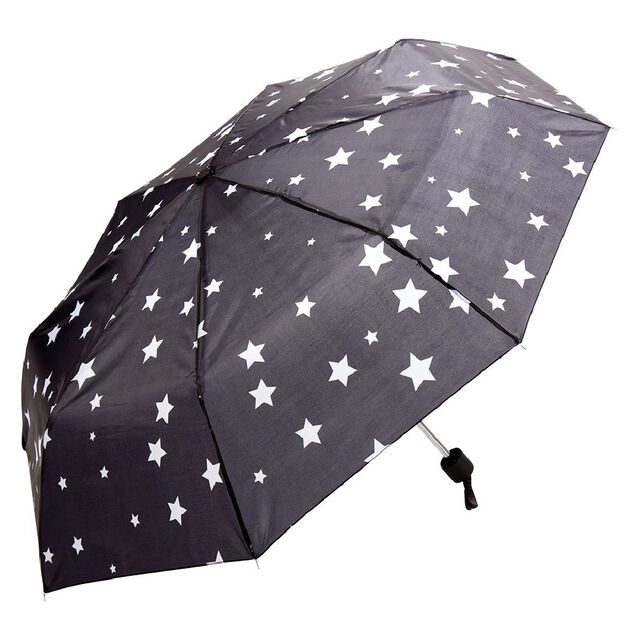 Parapluie manuel &eacute;toile noir L28 cm