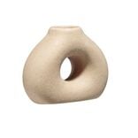 Bougeoir c&eacute;ramique x3 forme donut 9x4xH7,5cm (3 mod&egrave;les)