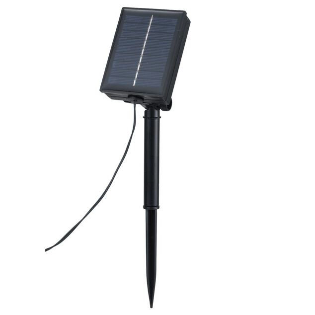 Guirlande de No&euml;l solaire lumineuse 240LED blanc chaud L1790cm