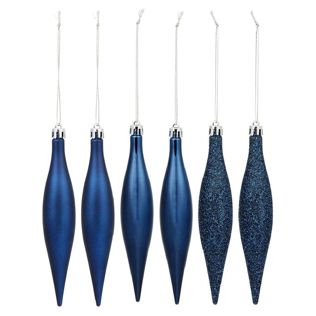 Décoration de Noël stalactite à suspendre x6