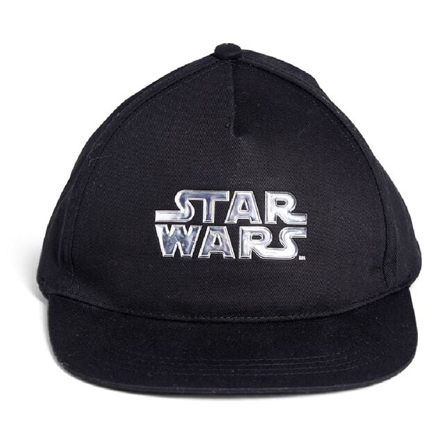 Casquette Star Wars coton noir et argent&eacute;