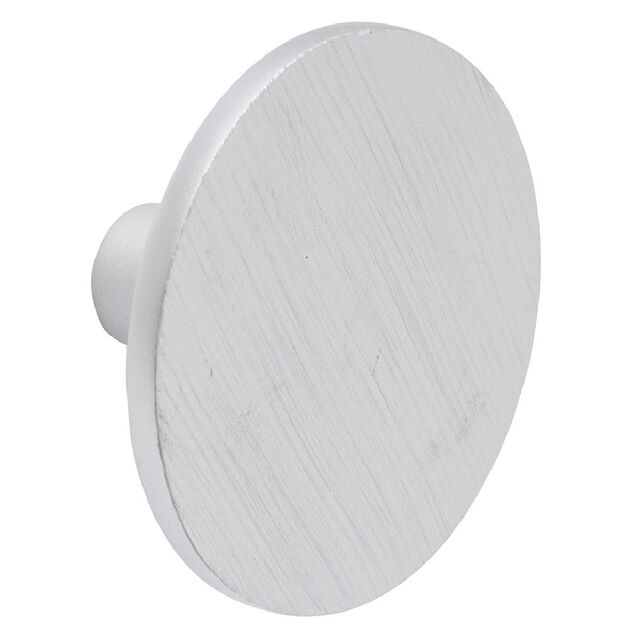 Pat&egrave;re simple 8,5cm gris argent&eacute;