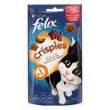 Friandise pour chat F&eacute;lix crispies saveur boeuf et poulet sachet 45g