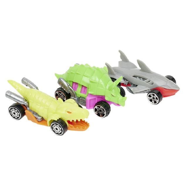 Voiture m&eacute;tal Teamsterz x3 (6 mod&egrave;les)