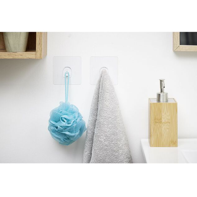 Crochet en plastique transparent