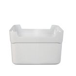 Lot De 4 Paniers De Rangement Bgfuni En Plastique Blanc – Pour Placard, Salle De Bain